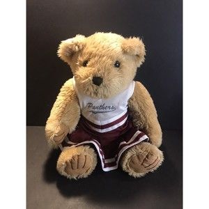 Siloam Springs AR Bear Cheerleader Hometown Products 13" Sitting Plush Stuffed